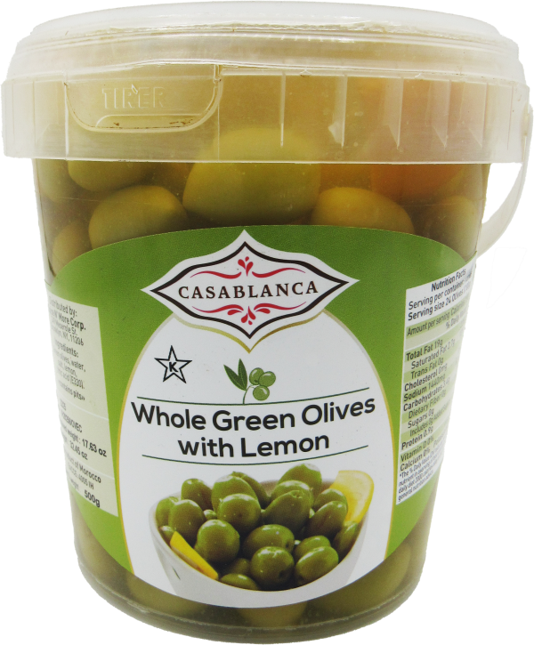 Green Olives with Lemon