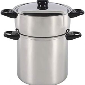 COUSCOUS POT  STRAIGHT IN ALU HANDLE
