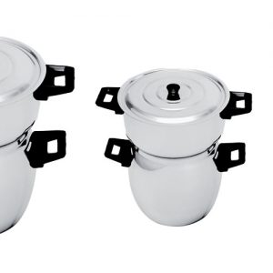 COUSCOUSIER (COUSCOUS POT  CURVED IN ALUMINUM)
