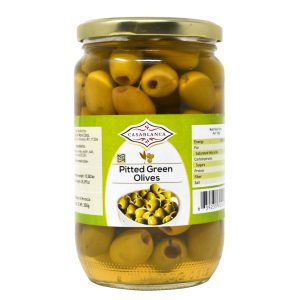 Pitted Green Olives (GLASS)