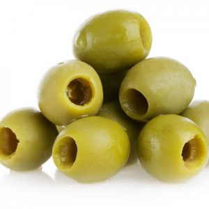 Pitted green olives 6KG